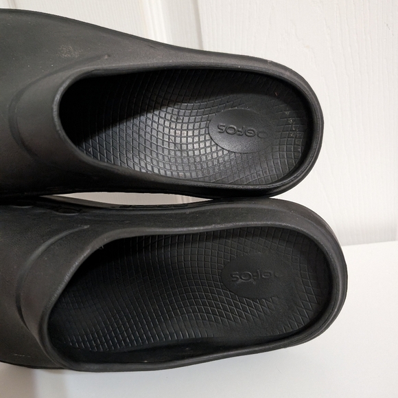 Oofos OOClog Sandals Mens Size 8 Black Comfort Slip On Recovery EU 41 Womens 10 main image 6